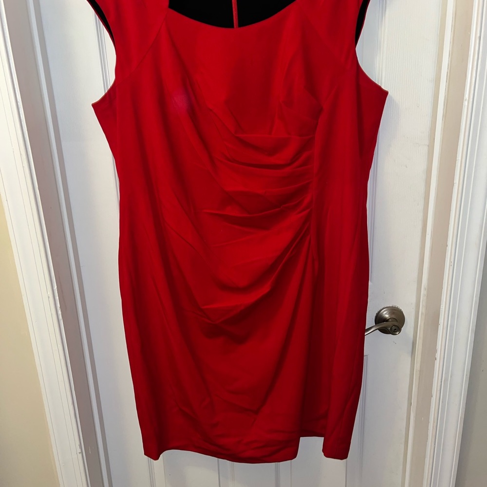 Classic ruched fit CK dress